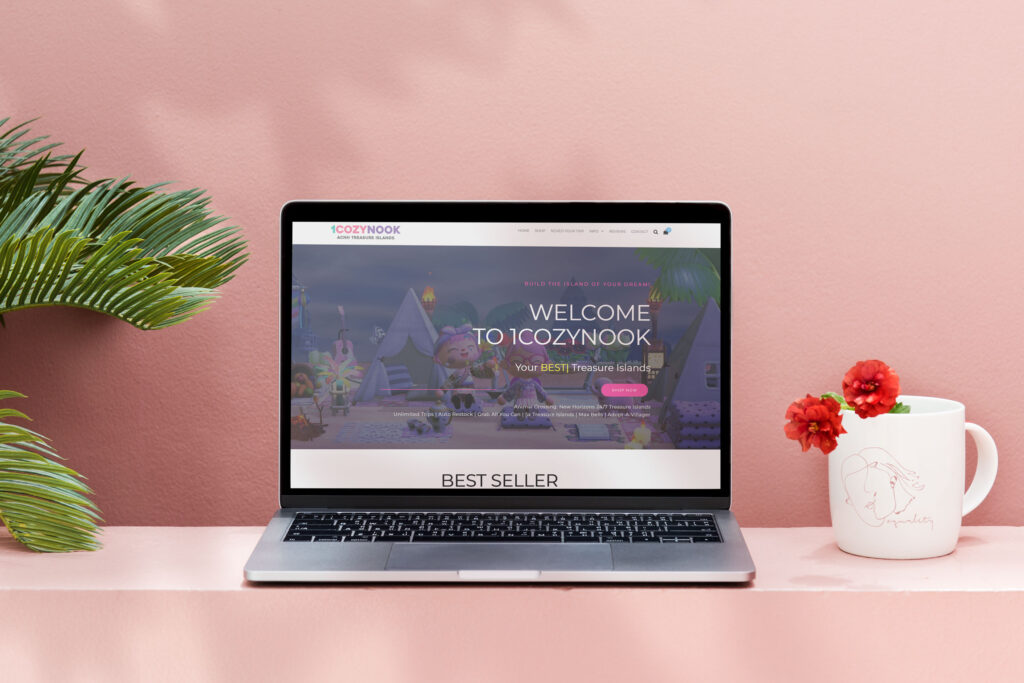 1COZYNOOK, New York, 2023 | Website lay-out and design. Integrated WooCommerce.